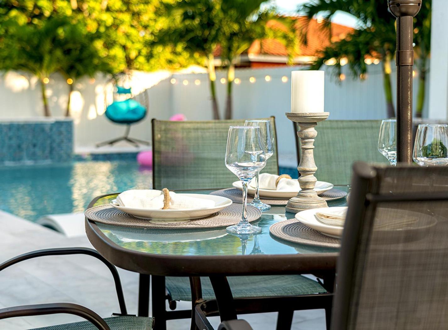 Lux Backyard/Heated Pool/Everglades/Speedway/Keys! Miami Bagian luar foto