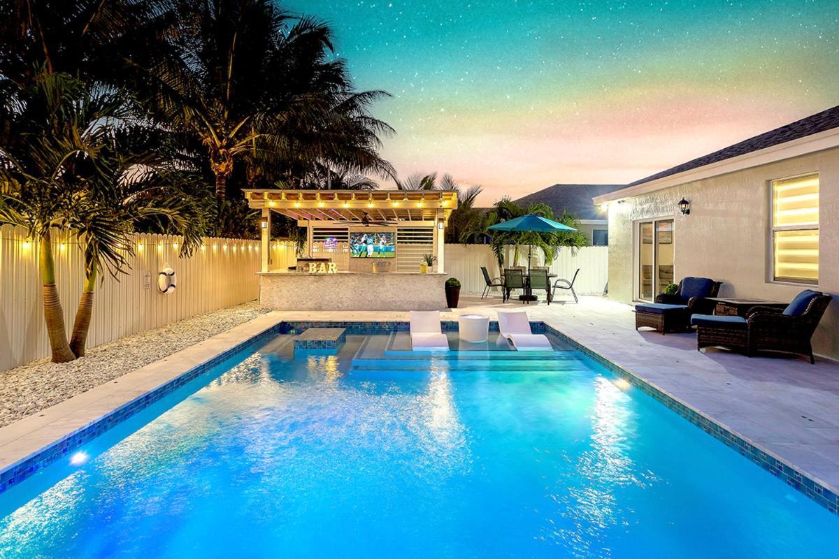 Lux Backyard/Heated Pool/Everglades/Speedway/Keys! Miami Bagian luar foto